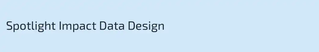Spotlight Impact Data Design